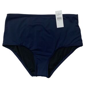 Loft Beach High Waist Bikini Bottom NWT